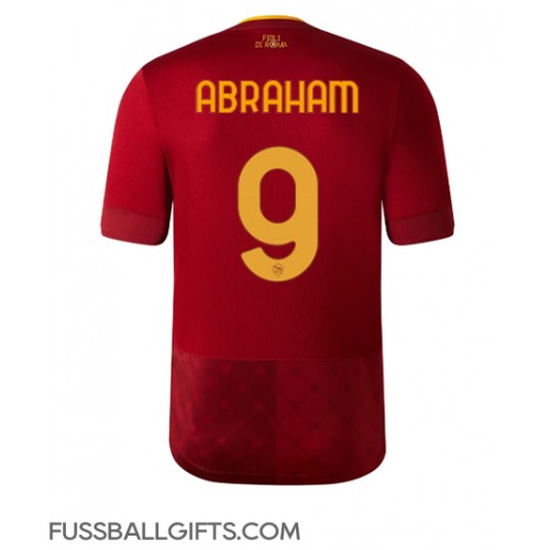 AS Roma Tammy Abraham #9 Fußballbekleidung Heimtrikot 2022-23 Kurzarm